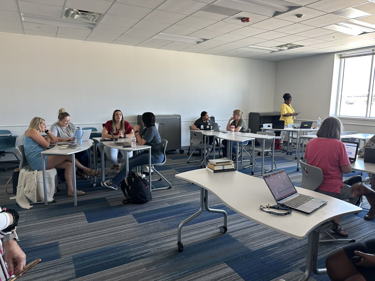 sheiladubbs's tweet photo. What a great day of learning! We kicked off our Learning Cadres and ALT Cohorts, @SAS_Autism provided learning for our new SLC Ts and we partnered with @ci_elem @FISD_elar @FISDMath to support our resource and inclusion Ts! @FisdLearns @frisco_sped #supportincludeempower #elevate https://t.co/usRfh93otv