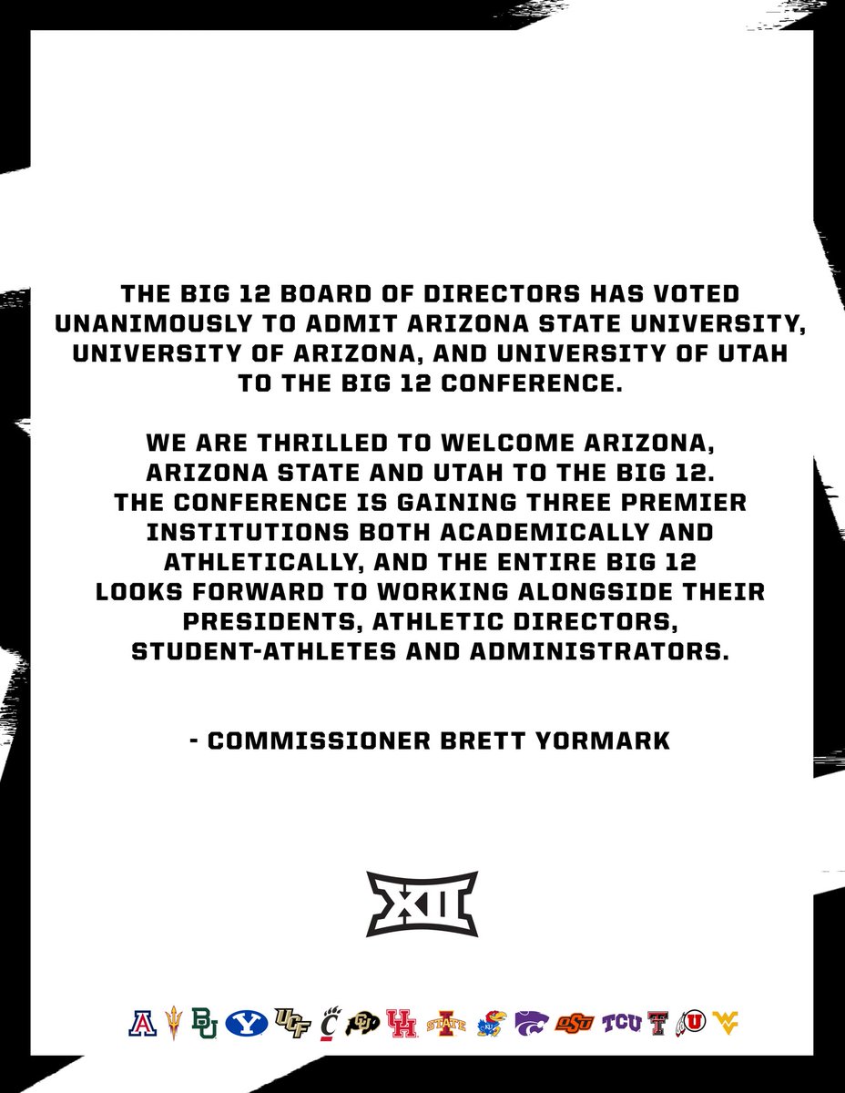 Big 12 Conference tweet media