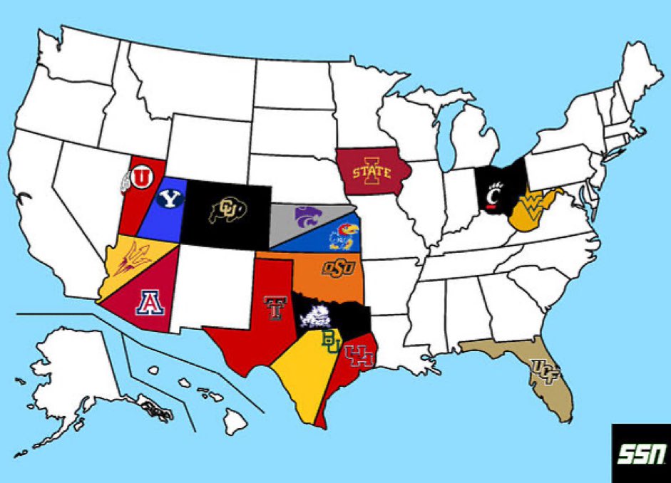 BarstoolBig12's tweet image. First look at the NEW Big12