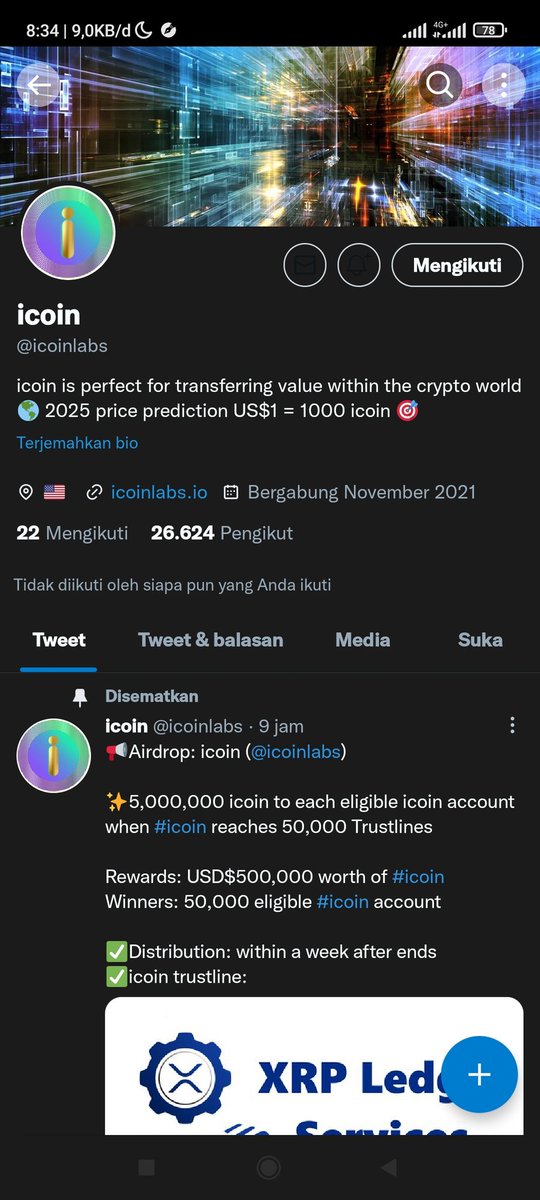 uchiemikha's tweet photo. @Bang_Garr @icoinlabs semoga beruntung https://t.co/TBGqUWCdy2