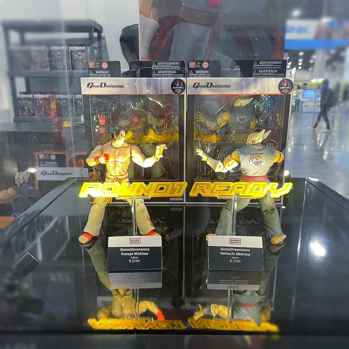 StateOverse's tweet photo. 😱
Our friends at @BandaiNamcoPlay are celebrating their newest line, #GameDimensions, at the Evolution Championship Series (EVO) in Las Vegas. ✅️ out the booth in between rounds &amp; pick up yours today.

TSO'VIN
Kazuya
https://t.co/JGzyKKv9PP

Heihachi
https://t.co/AcaxzdvmhF https://t.co/6hjFrOgjPo