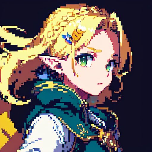 TechoSeven's tweet image. 最近学 SD 作图出的几张比较满意的像素风塞尔达公主✨
拖延+忙导致才开始玩 SD ，真是太好玩啦！