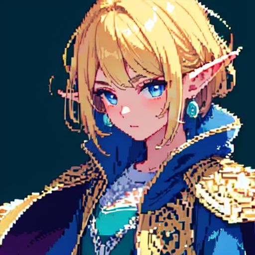 TechoSeven's tweet image. 最近学 SD 作图出的几张比较满意的像素风塞尔达公主✨
拖延+忙导致才开始玩 SD ，真是太好玩啦！