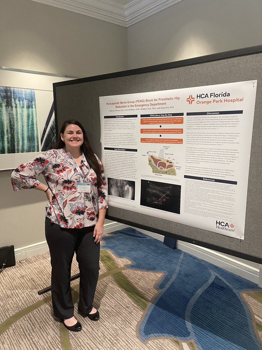 Orange Park residents Jess Adams and Becki Thomas presented 2 amazing ultrasound cases at #FCEP #SBS2023 #POCUS #ultrasoundforthewin #OPEM