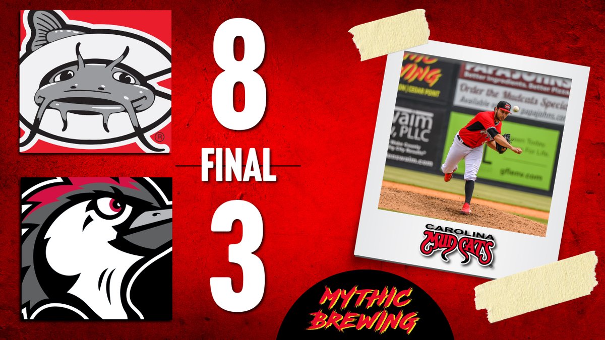 Wilson_Warbirds's tweet photo. Costello picks up his 7th win of the year as the Mudcats take down the Woodpeckers on Friday Night! https://t.co/JD65JQsiyr
