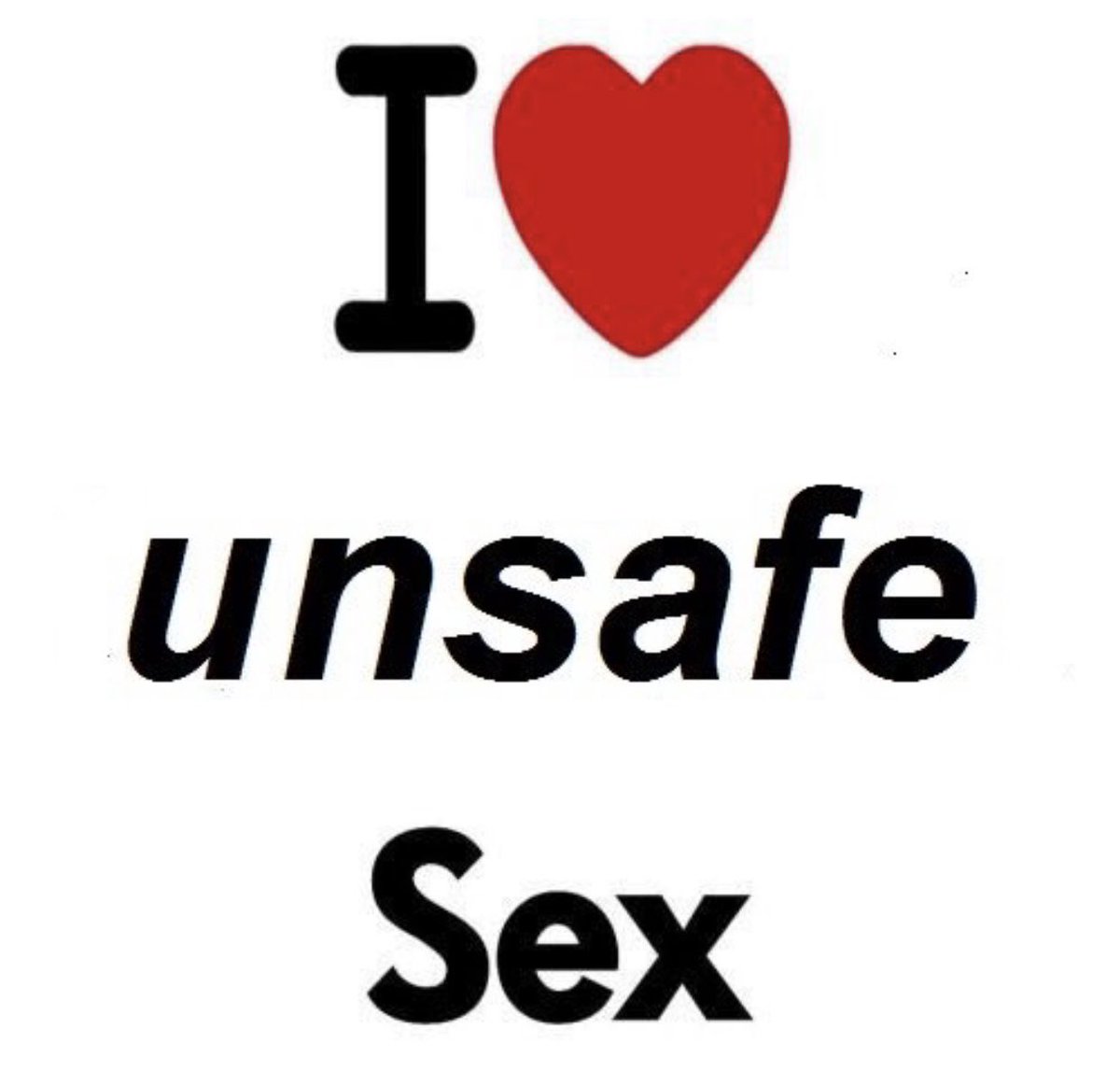 RawBottomAriel's tweet photo. Unsafe sex = real sex 💯 https://t.co/ykEM9YRQdL