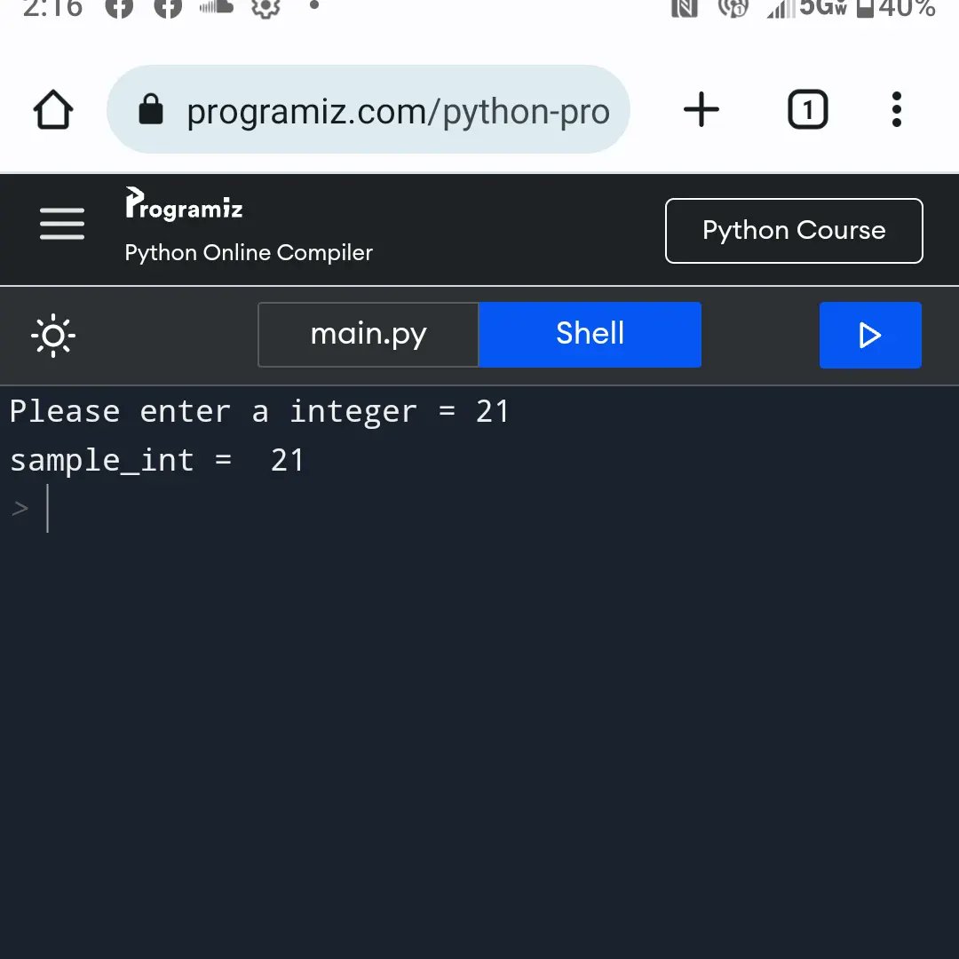 WallyOwi30's tweet image. Int eating ⚕️
#pythoncoding #pythoncoders #python3