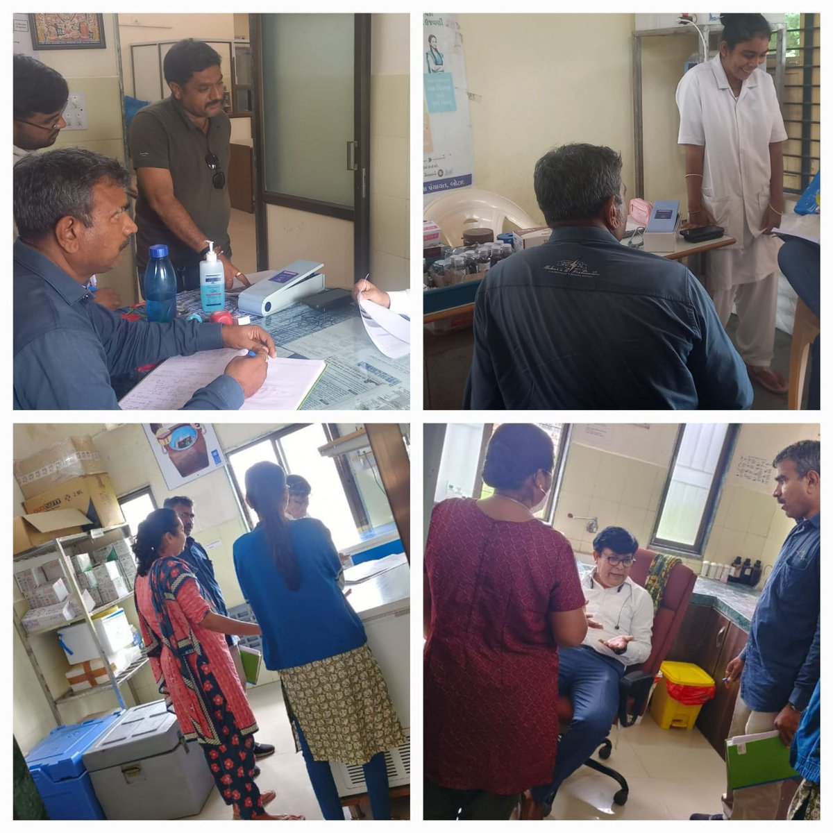 Respected CDHO Sir Visited PHC  KHAS&amp; Mamata session site At Nani vavdi village and give guidance Regarding Increase Delivery at PHC, PPIUCD Insertion,JSSK Benefit,Inj IST, RCH Indicator, Family Planning, NCD &amp; Techo + Data Entry