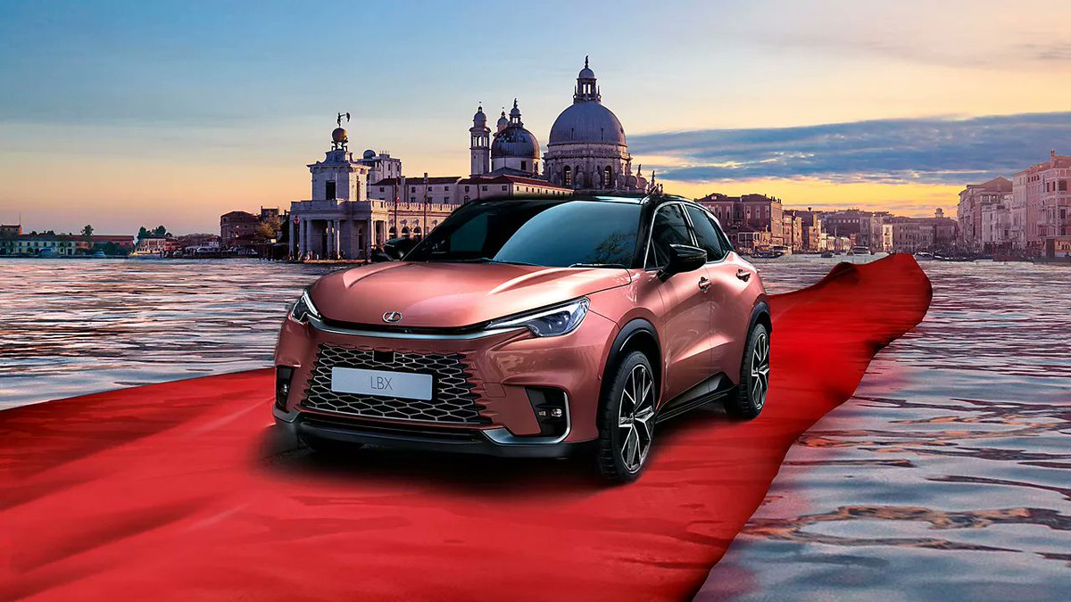 LEXUS LBX, PROTAGONISTA EN EL 80º FESTIVAL INTERNACIONAL DE CINE DE VENECIA | #Lexus vuelve como Vehículo Oficial del Festival por séptimo año consecutivo. lexusauto.es/estilolexus/ma… #LexusLBX