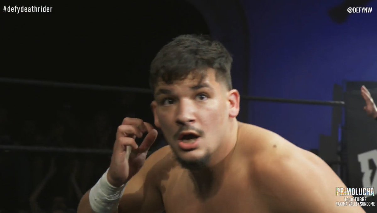 MikeGuylee's tweet photo. Super 8XGP Tournament Semi Final Four Way Match

Cody Chhun vs. Schaff vs. Titus Alexander vs. Travis Williams

Absolut impressive Four Way!!! What a spectacle!!!

I can only say it over and over again. Titus is so damn talented, the future is bright for him.

#DefyDeathRider https://t.co/5jPYT12gVq