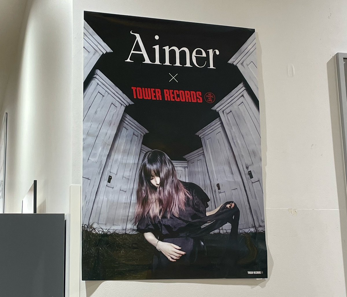 ecu_0217's tweet image. やっとタワレコえめさん見に行ってきた。
#Aimer_oad