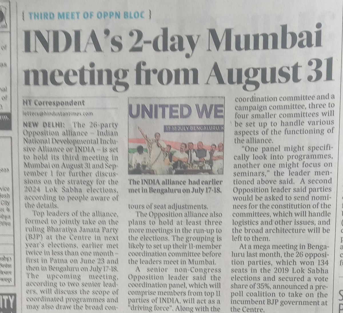 PraveenDavar's tweet photo. Victory of @RahulGandhi is victory against evil forces of falsehood n communalism. It will further boost unity of #SecularForces. Services of #SecularForum which took the initiative to propagate secular unity must be utilized for #Mumbai meet of #INDIA. https://t.co/xq20dljwRn
