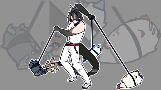 Beans on a leash  #アークナイツ #明日方舟 #Arknights #chongyue