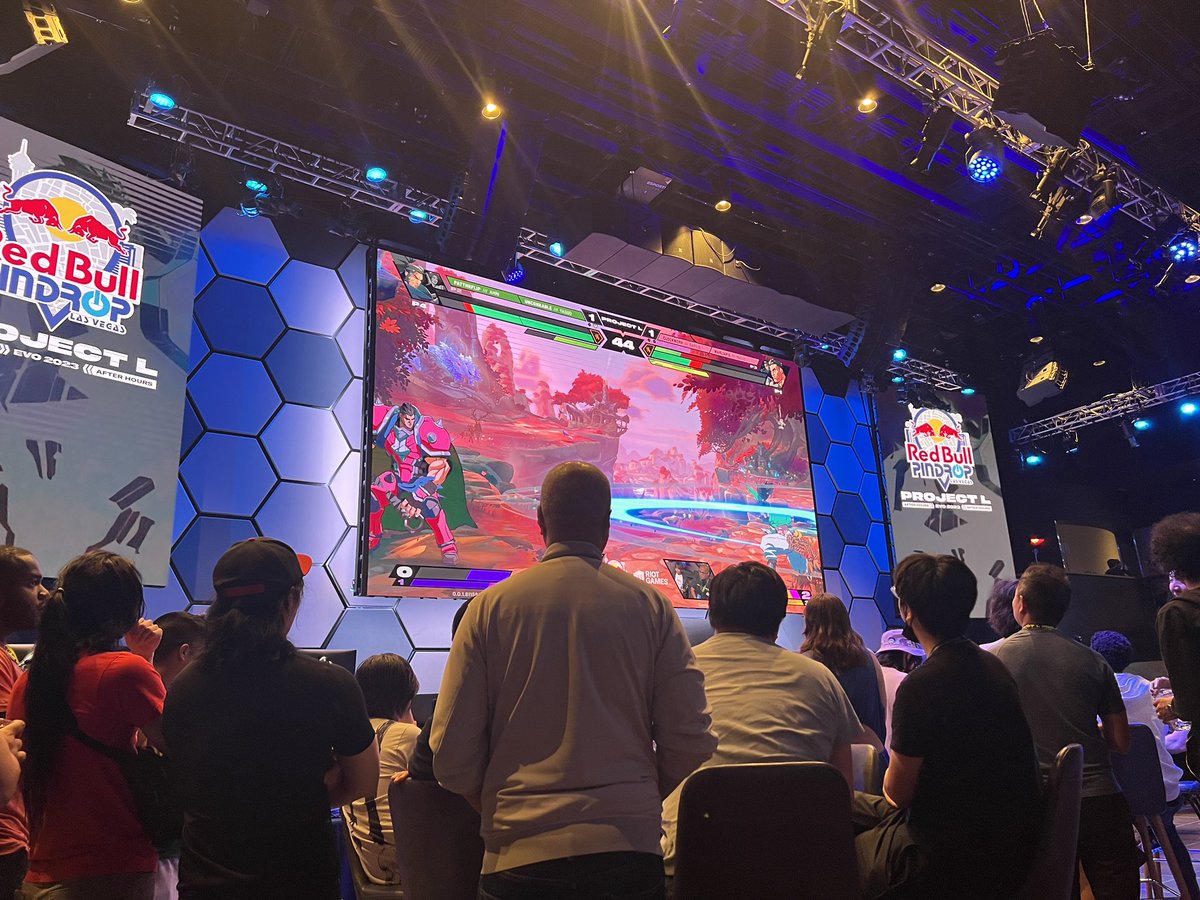 Looks pretty damn good on the big screen #projectl