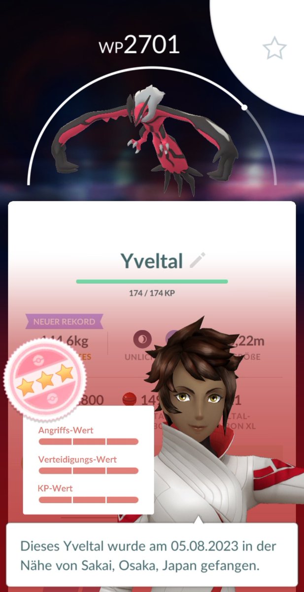 Thx Osaka, finally I can maxout Yveltal🤩