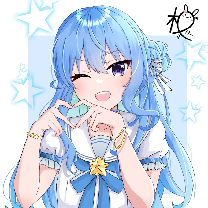 きゅるるん☆ #ほしまちぎゃらりー ※skeb依頼のため無断転載・アイコン使用禁止です