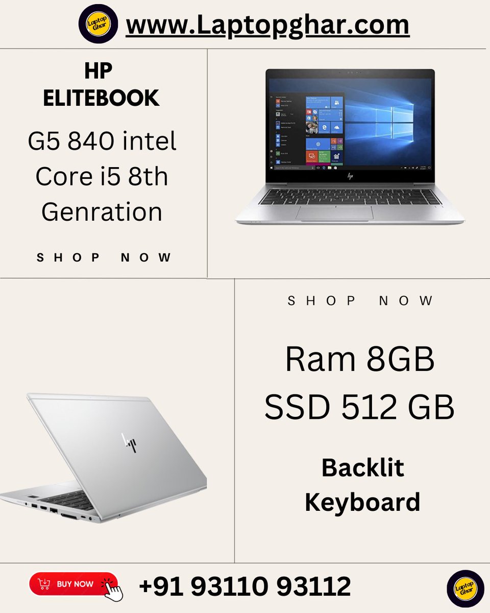 LaptopGhar's tweet photo. HP Elitebook G5 840 Intel Core i5 8th Gen Laptop https://t.co/2IFcFWRFYB
