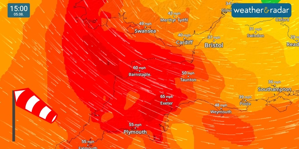 WeatherRadar_UK's tweet image. Unseasonably windy weather is expected to arrive with Storm Antoni today, particularly to parts of Wales and SW England 💨⚠️.

Ireland is also set to see strong winds from earlier on.

WindRadar: to.weatherandradar.co.uk/WindRadar

#windyweather #WindRadar #strongwinds #StormAntoni