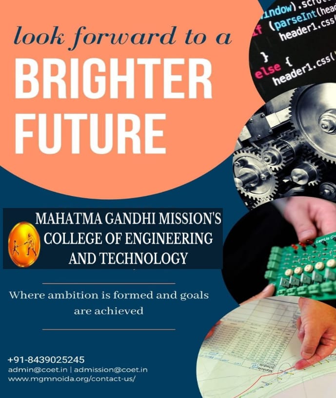 MgmCoetNoida's tweet photo. Join MGM for good carrier &amp; bright future.
#admission#mgm#admission #aktu #Selection #Student #Btech #Best_engineering_college #Top_college #Ghaziabad #Noida #NCR #upengineering #mgmnoida #MGM #Engineeringghaziabad #placement #Btechplacement #admission https://t.co/uquYNpQfQg