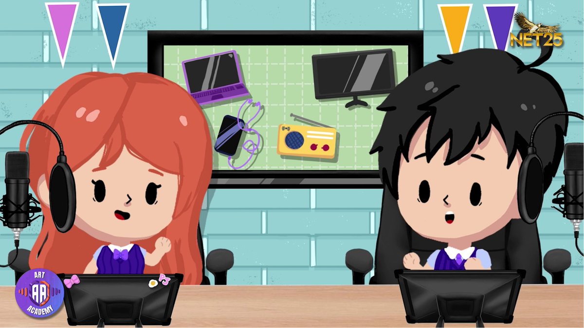 NET25TV's tweet photo. LET’S MEET OUR NEW FRIENDS AND ART ACADEMY HOSTS —PJ AND ART! 🥰
Tungkol saan nga ba ang Art Academy? 🤔 Sasagutin natin ‘yan!
Watch Art Academy on NET25!
FB: https://t.co/C7ti7RK6zI
YT:https://t.co/s21EGzkiWQ
#NET25 #ArtAcademy
#Art #PJ #CreateToExpress
#Vtubers #Vhosts https://t.co/f4TbTrCb7k