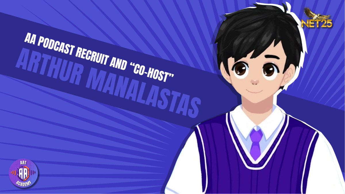 NET25TV's tweet photo. LET’S MEET OUR NEW FRIENDS AND ART ACADEMY HOSTS —PJ AND ART! 🥰
Tungkol saan nga ba ang Art Academy? 🤔 Sasagutin natin ‘yan!
Watch Art Academy on NET25!
FB: https://t.co/C7ti7RK6zI
YT:https://t.co/s21EGzkiWQ
#NET25 #ArtAcademy
#Art #PJ #CreateToExpress
#Vtubers #Vhosts https://t.co/f4TbTrCb7k