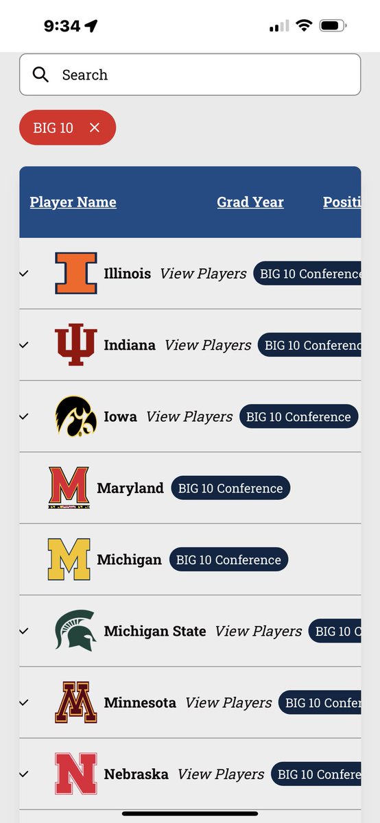 Wow what a project but new feature up at VBADRENALINE.com track all the classes for each D1 program. This is FREE content for all
Also a tease for our Early Class of 25 recruiting rankings coming soon.