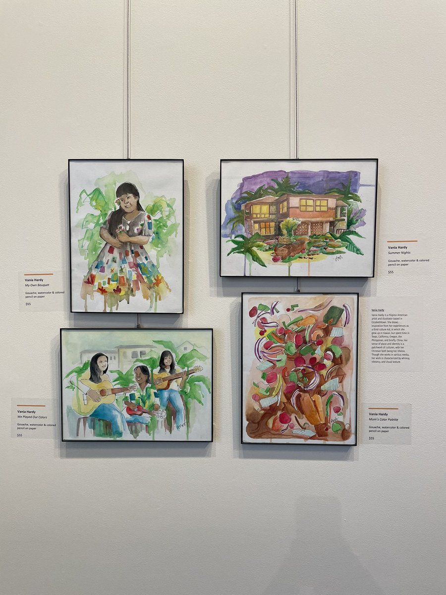 So thankful for the friends who showed up to the Lancaster AAPI visual &amp; performing arts show today! I got to exchange stories with people because of my art, which helps form deeper connections.