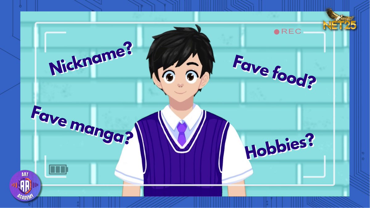 NET25TV's tweet photo. Presenting Art Academy’s newest recruit and co-host —ART!
Hobbies? Fave food? Fave manga?
Watch Art Academy on NET25 to find out!
#NET25 #ArtAcademy
#Art #PJ #CreateToExpress
#Vtubers #Vhosts https://t.co/MDGa4ifF1Y