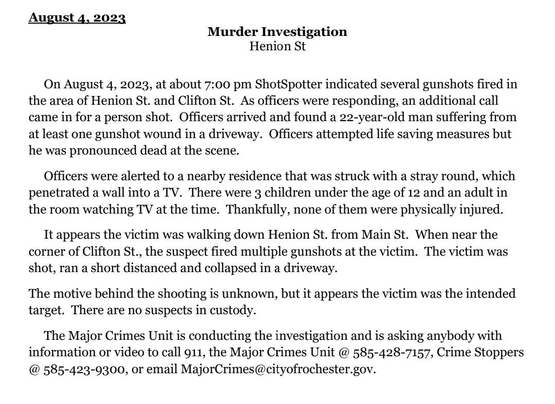 RPLCinfosharing's tweet image. Man shot and killed on Henion &amp;amp; 3 kids watching TV in their house almost struck by stray gunshot