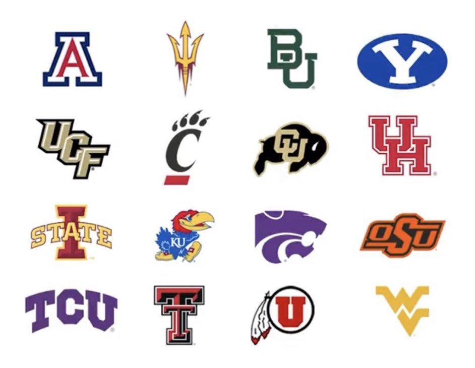 RedditCFB's tweet photo. NEWS: The Big 12 has submitted a trademark application to reserve the marks “Big Vibes Conference” and “Big Vibes Only” for use in intercollegiate athletics and athletic apparel. https://t.co/R2IXBV3zgw