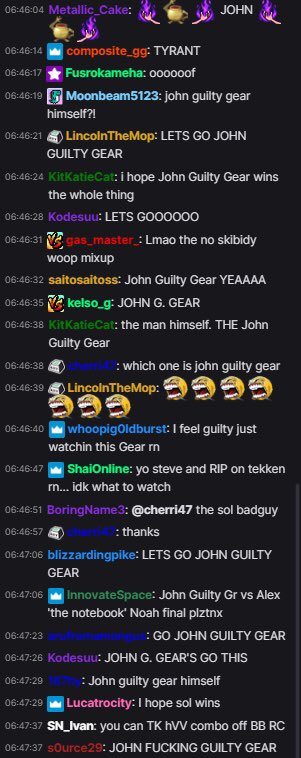 JohnGuiltyGear's tweet photo. The chat was honestly so nice to me on stream thank you all so much, it’s made my weekend and got me all emotional 😭❤️

#Evo2023 

if you guys wanna see more of me I stream too :) https://t.co/3PtlIDPNN5 https://t.co/ECcEkmOiPW