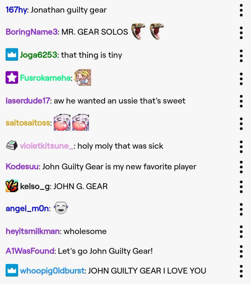 JohnGuiltyGear's tweet photo. The chat was honestly so nice to me on stream thank you all so much, it’s made my weekend and got me all emotional 😭❤️

#Evo2023 

if you guys wanna see more of me I stream too :) https://t.co/3PtlIDPNN5 https://t.co/ECcEkmOiPW