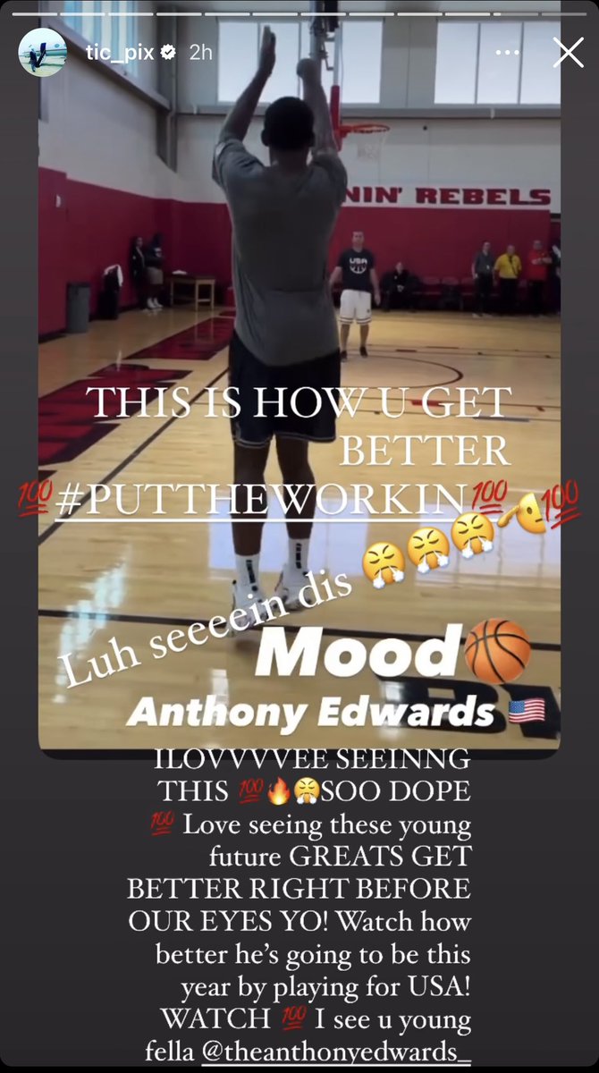KyleTheige's tweet photo. Kevin Garnett with some very high praise for Anthony Edwards: https://t.co/vonC255KXB