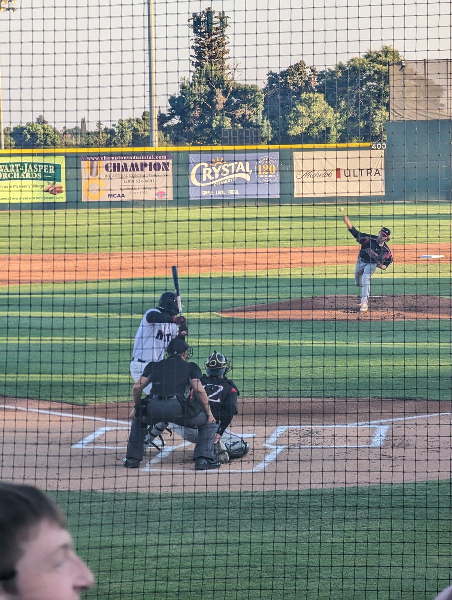 A beautiful night in Modesto tonight for the @Storm_Baseball vs @ModestoNuts #MiLB #Baseball #Cadejos