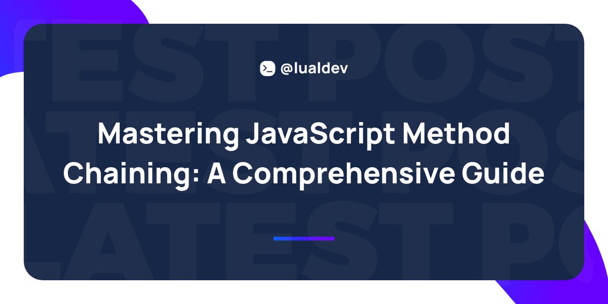 Lual Dev (@lualdev) / Posts / X