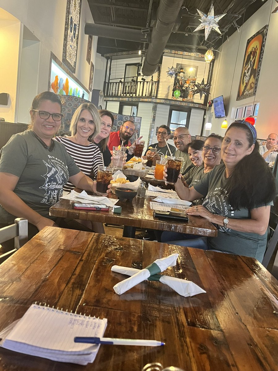 Davidsen Admin and Custodial Crew enjoyed an amazing lunch <a href="/GrandHaciendaSP/">Grand Hacienda Mexican Restaurants</a> We appreciate our custodians!  #dmsschoolfamily