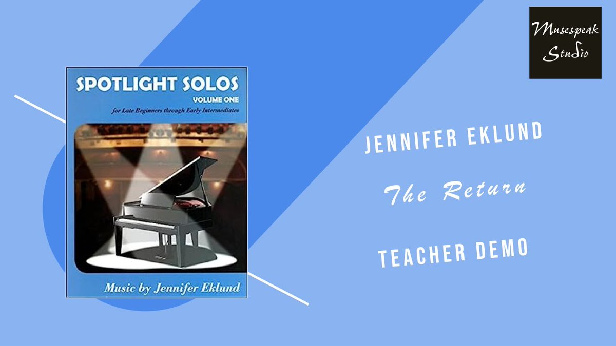 musespeakstudio's tweet image. Happy Heritage Day long weekend! Check out today&apos;s demo of The Return by Jennifer Eklund. This is another early intermediate/late elementary piece from Spotlight Solos Volume 1.  youtu.be/f5_NM12qL9s#pi… #demofriday #pianoreel