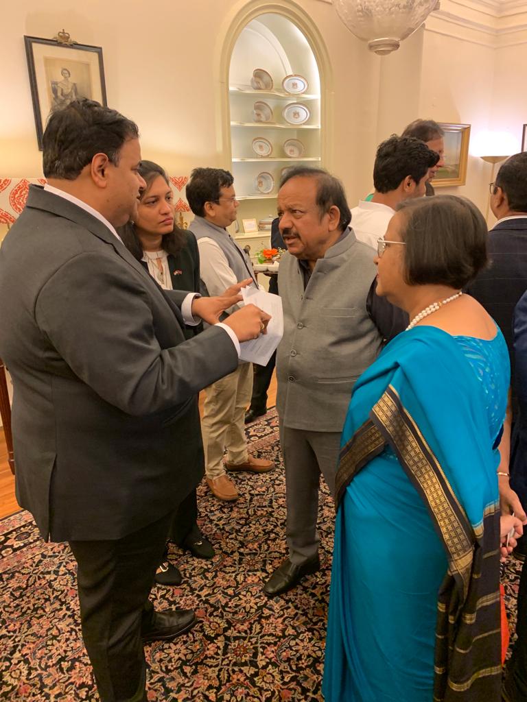 Delighted to host the launch of @BapioTA led #IndoUK #Healthcare #Alliance with @sanjayjaiswalMP, @ParagSinghal09 & @NHSEnglandNMD, aimed towards skill development of healthcare professionals on the 🇮🇳 🇬🇧 corridor. @NHSuk @NHSEngland @BAPIOUK #GreatforCollaboration