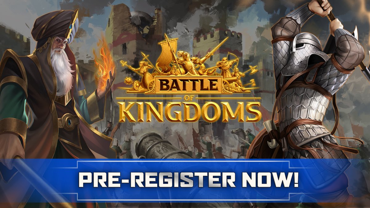 play5x5gaming's tweet photo. PRE-REGISTRATION IS LIVE #BattleOfKingdoms awaits your arrival on Google Play! Don't miss out on exclusive rewards and be among the first to conquer the kingdoms. Pre-register today! https://t.co/3kWwe6halt
#preregistration #gaming #mobilegame #crossplatform #strategygame #NFT https://t.co/R6qPBYJTDR