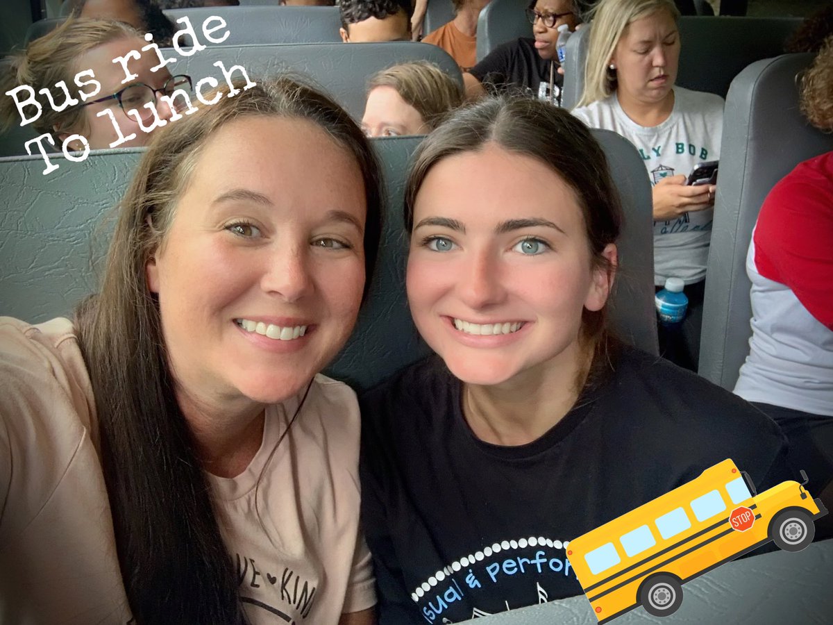 MandyDuckett's tweet photo. We took a fun bus ride to lunch today.  Thank you @CityofClay for the wonderful lunch you provided @BPESArtsAcademy teachers!  We appreciate all you do for us. @BPESArtsAcademy #BPInspired @MaryKateVice1 https://t.co/1ehI1BF29r