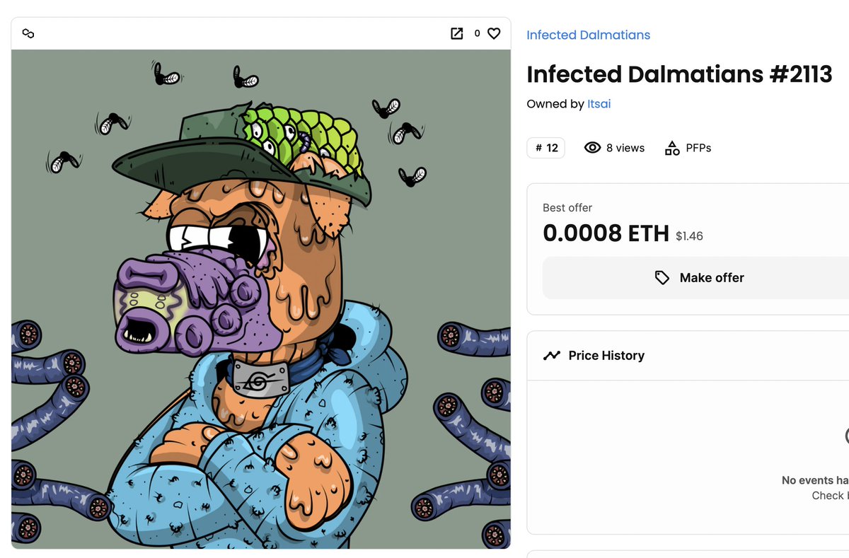 Got this rare infected dalmatians from <a href="/boxbies/">LilBox Labs</a>, @Ogronex launchpad was a little bumpy, but the ticket mint system is unique. 🚀🎫