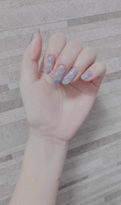 つめ 夏っぽくした