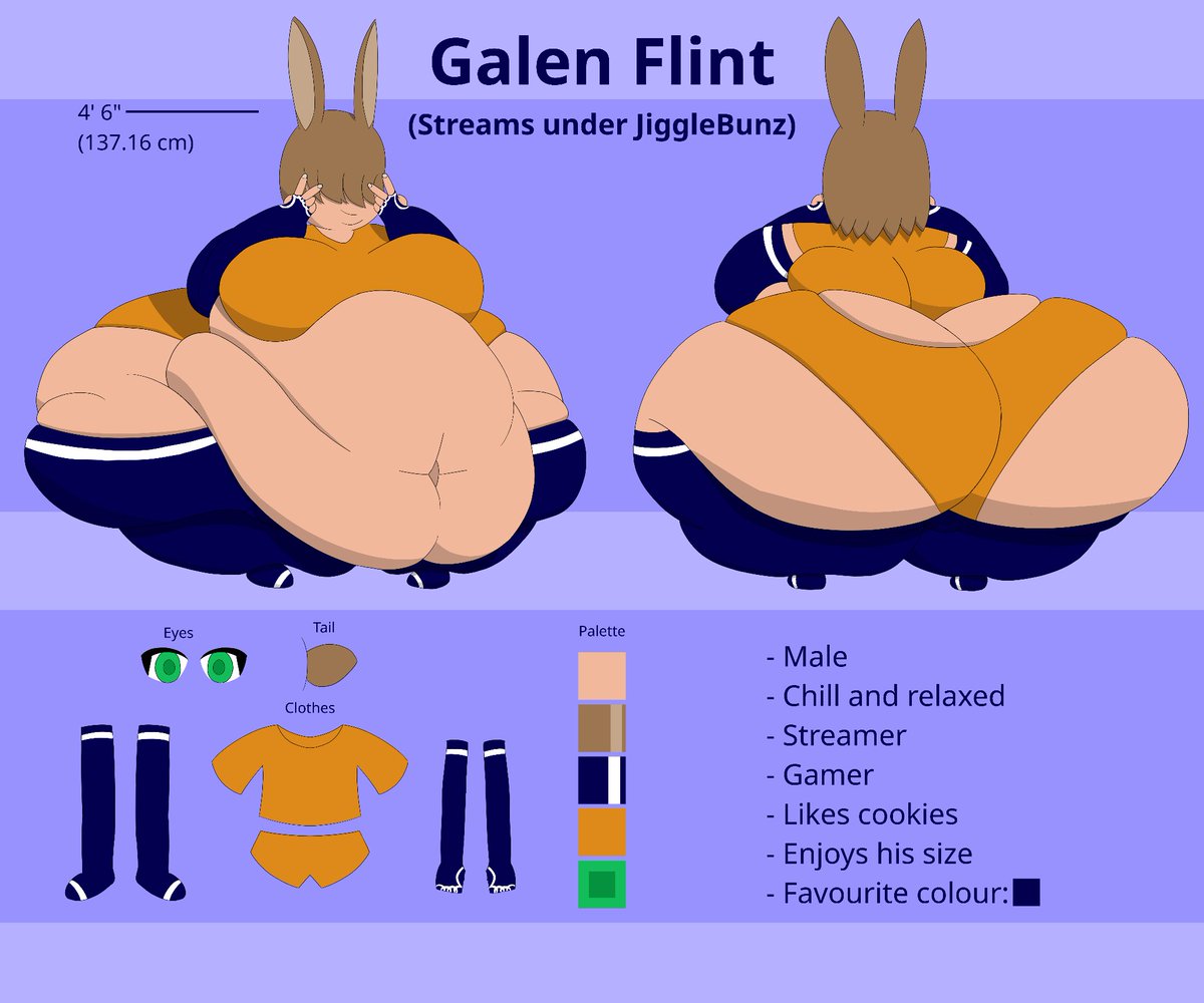ZaenonWP's tweet photo. How did I not post streamer bunny boy Galen Flint here yet? Oh wait. It's my inactivity here. Sensitive because nsfw. #fatfemboy #idkhowtousearttags #bunnyboy #fatbunnyboy #bhmfemboy

Also I need to make a 3d model of him for vtuber purposes. https://t.co/c1R2xfEe7N