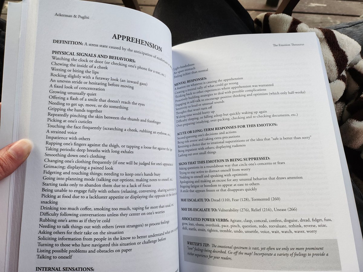 purplemjs's tweet photo. An author friend suggested "The Emotion Thesaurus" It's great for deepening your character's emotional expression #WritingCommunity #amwriting #amediting #IdRatherBeWriting https://t.co/Es46ANkIYZ