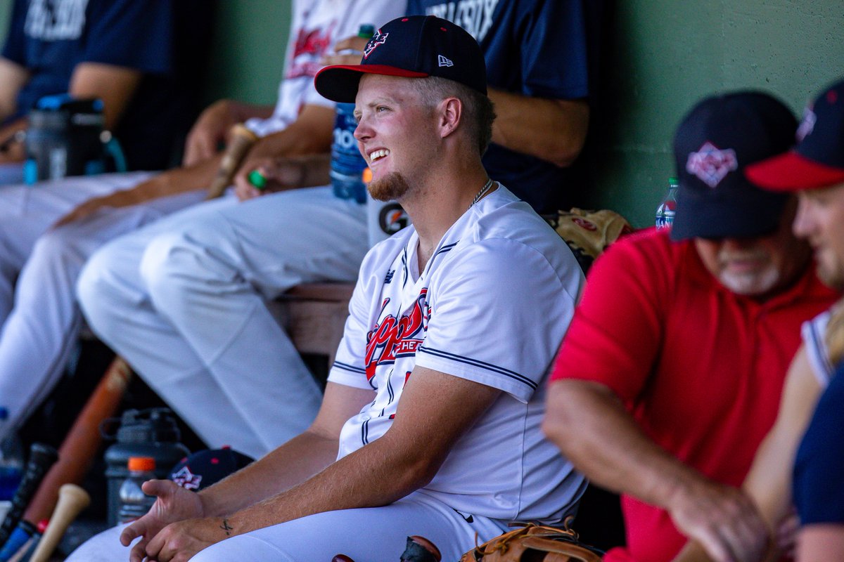 AppleSox's tweet photo. Back-to-back five-inning starts for Trei Hough as he only surrenders one run on three hits, two walks and three strikeouts tonight. 3-2, Wenatchee, at the seventh-inning stretch. #SoxAreHot https://t.co/NrYYKNDj9O