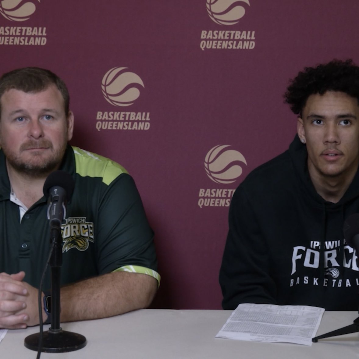 𝗡𝗕𝗟𝟭 𝗡𝗼𝗿𝘁𝗵 𝗠𝗲𝗻’𝘀 𝗣𝗿𝗲𝘀𝘀 𝗖𝗼𝗻𝗳𝗲𝗿𝗲𝗻𝗰𝗲𝘀 🎙️ Watch the FULL press conferences from Game 1 of the @NBL1 North Men’s GF Series, w/ Jason Cadee & Anthony Petrie from @GoldCoastBBall, and Chris Riches & Jaylin Galloway from Ipswich. 📺 fb.watch/mdv7tA7MGN/?mi…