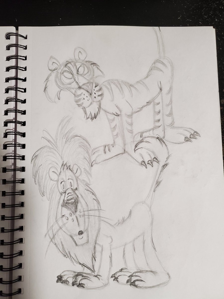 CreativeRazor's tweet image. #CR4FTPOW3RSketchbook
#DrawingFourLeggedAnimals
#PrestonBlair