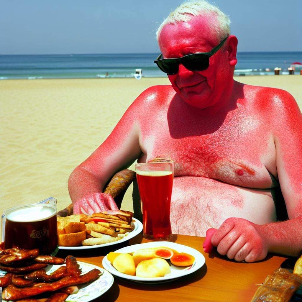 This is how I imagine British people are in the summer. Can anyone from the UK confirm?