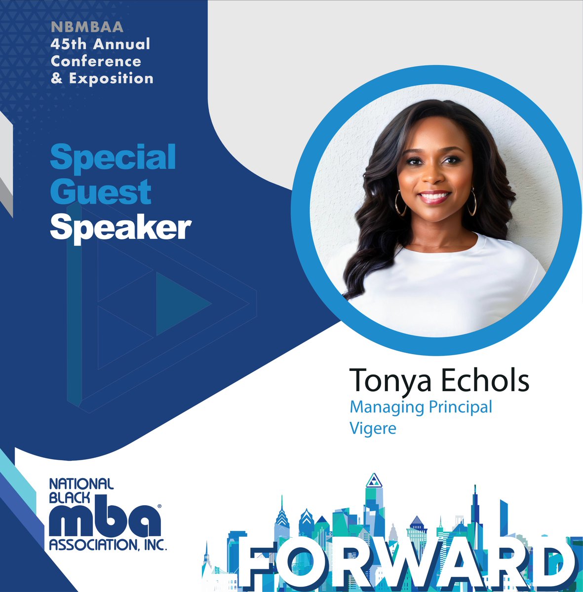 I am looking forward to speaking at the #NBMBAA 45th Annual Conference for the NBMBAA Leadership Institute®. National Black MBA Association #Forward2023 brings together more than 10,000 professionals for four days of education, career development, and networking in Philadelphia,