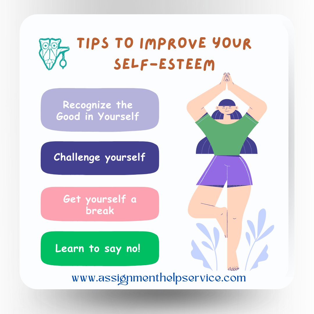 assignmentglobe's tweet image. A little self-care is a necessity nowadays. Assignment Help Service is here with tips to improve your self-esteem.
#assignmenthelpservice #selfesteem #selfcare #selfcaresaturday #saturdaytips #tipoftheday #saturdaythoughts #quoteoftheday